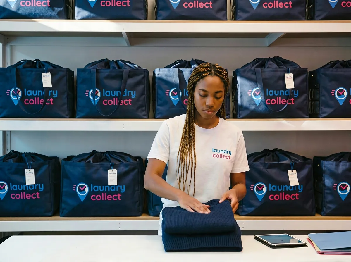 Garment care at Laundrypickup facility — Paris